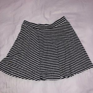 Aqua Striped Skirt